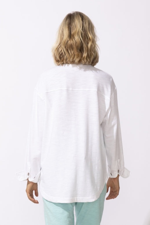 Modal Spandex Terry Shacket by Escape by Habitat 26895 Robin Boutique