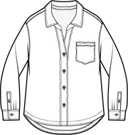 Modal Spandex Terry Shacket by Escape by Habitat 26895 Robin Boutique