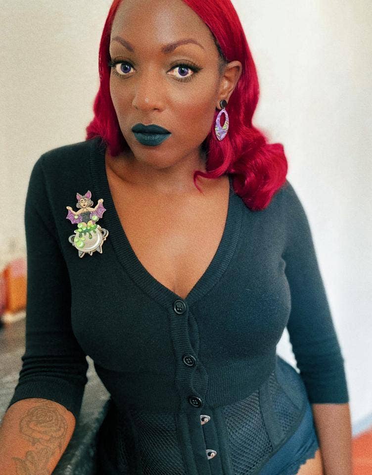 Brewtiful Ghoul Brooch by Lipstick & Chrome