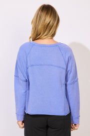 Color Wash Weekend Raglan Crew by Escape by Habitat