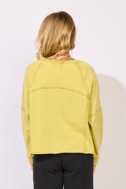 Color Wash Weekend Raglan Crew by Escape by Habitat