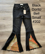 Upcycled Denim Dorito Bell by Kantha Bae - Robin Boutique-Boutique 