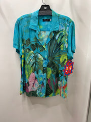 Aloha Top in Emerald Forest Print by Jams World