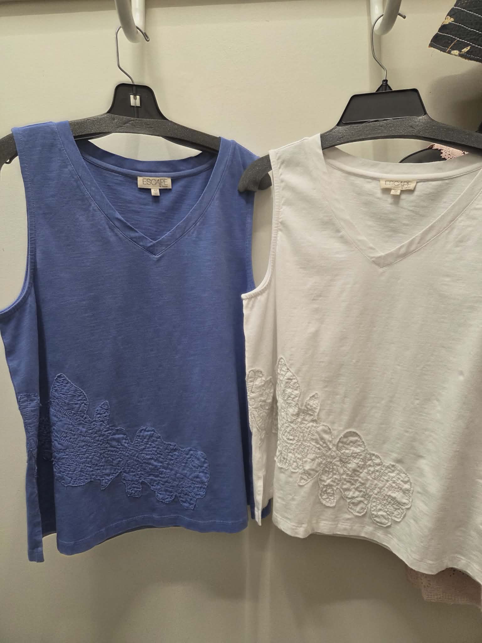 15415 Embroidered Tank by Escape by Habitat Robin Boutique