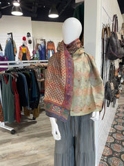 Silk Kantha Scarf #5011 by Robin