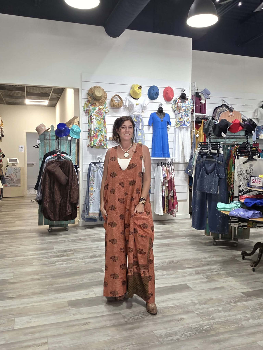 Duality Sari Harmony Wide Leg Jumpsuit #1042 by Kantha Bae