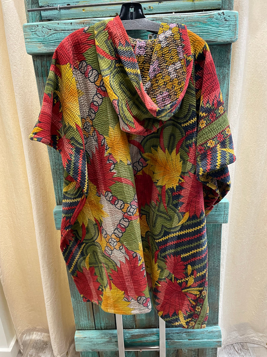 Peace + Love Poncho #13 by Kantha Bae
