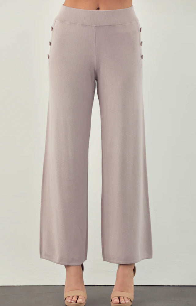 Summa Ribbed Pants with Back Buttons 21189SW