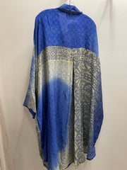 Crepe Sari Free To Be Longsleeve Maxi #186 by Kantha Bae