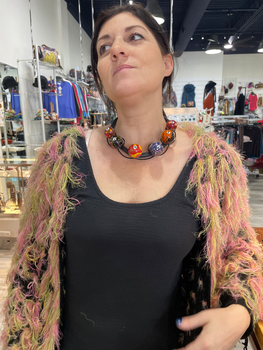 Chunky Ball Necklace by Jeff Lieb