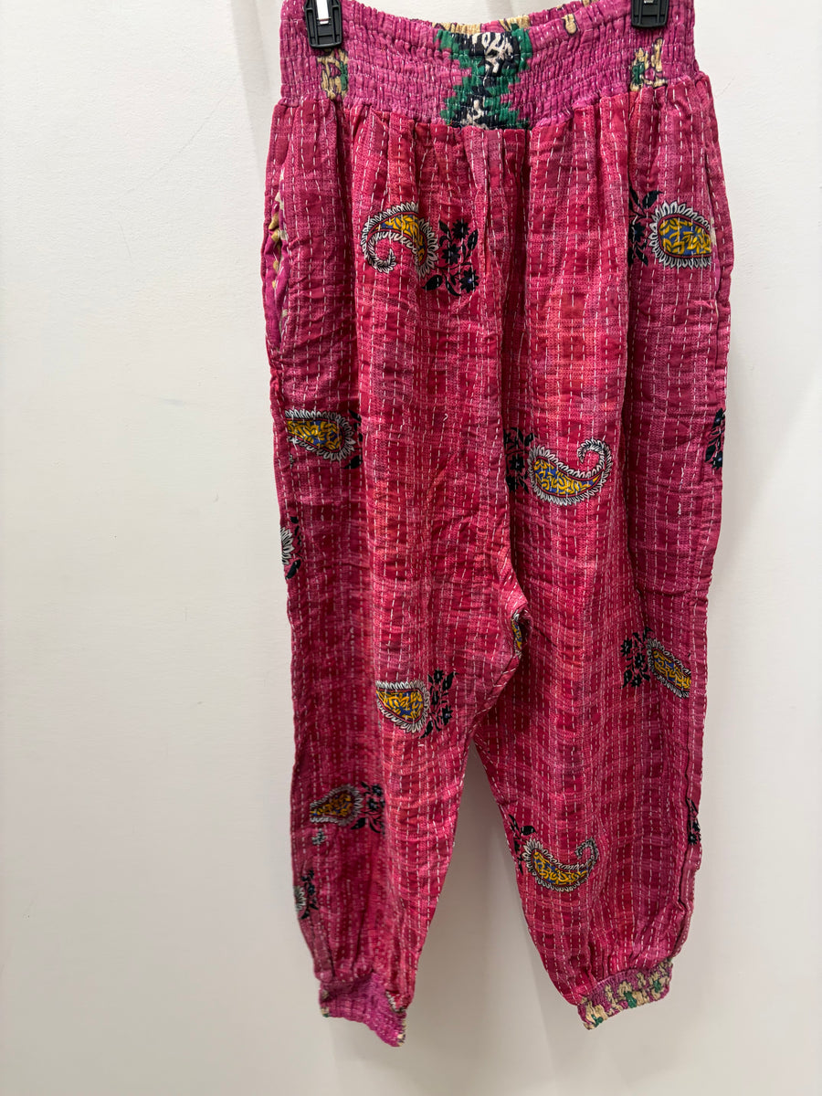 Pareo Kantha Sari Jogger Pant #104 by Kantha Bae