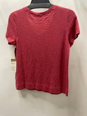 Solid Short Sleeve V-Neck Tee by Escape