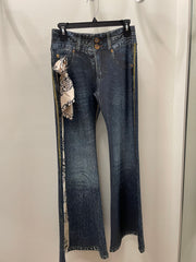 IPNG Design Hanky Pants in Illusion Printed Look-Denim Robin Boutique