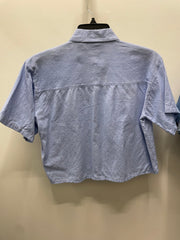 Reworked Denim Crop Button Down #209