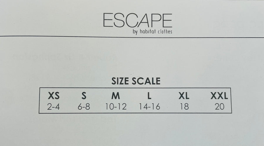 Solid Short Sleeve V-Neck Tee by Escape