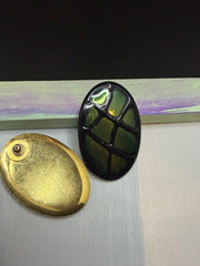 Stained Glass Acrylic Earrings by The Vintage Jewel