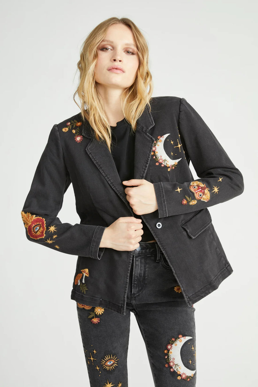 Hallucination Denim Jacket by Driftwood