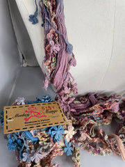 Boho Mixed Tassel Handmade Scarf Necklace