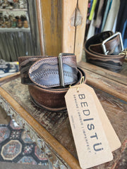 Bedstu Leather Riven Belt