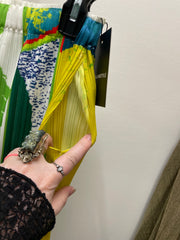 Retro Ocean Pleat Fringe Skirt Set QC6047