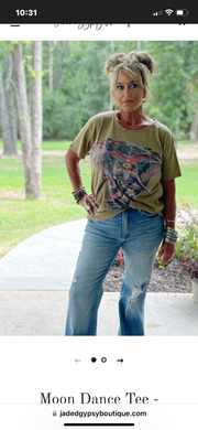 Rainbow Elephant Tee by Jaded Gypsy