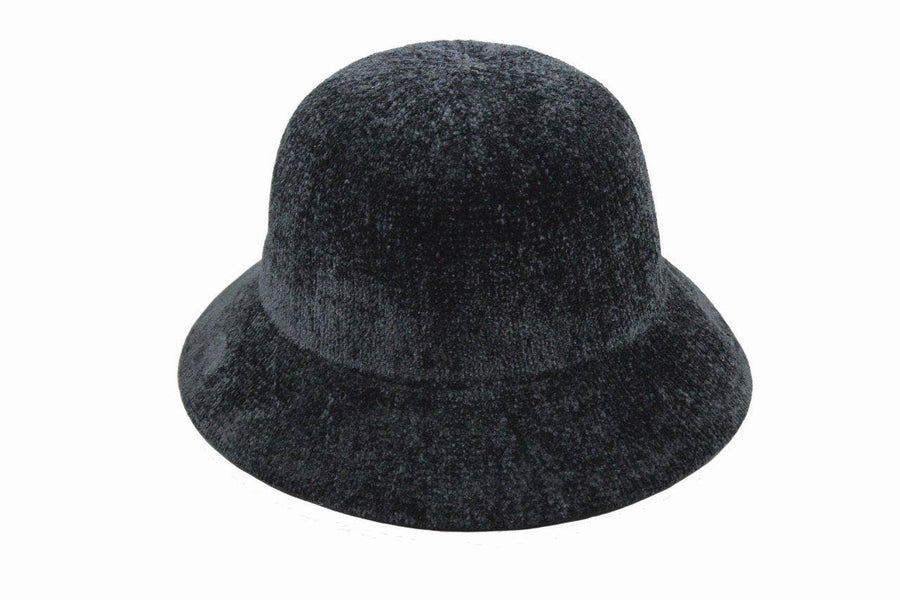 Large Brim Chenille Bucket Hat Winter