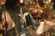Additional view of Labour of Love Matineé (mid) Duster with florals & violin from Robin Boutique.