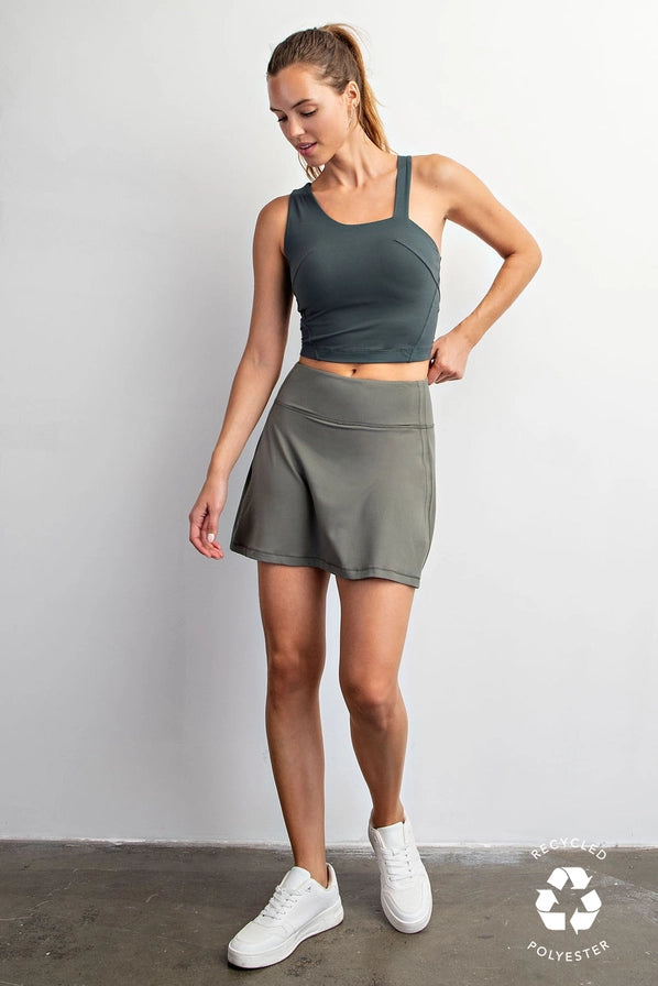 Buttery Pleat Skort