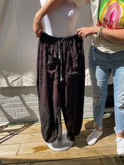 Silk Sari Jogger Pant #07 by Kantha Bae