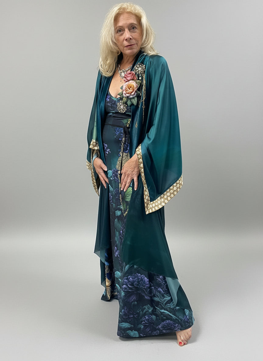 IPNG Design Kimono Cardigan in Love Language Robin Boutique