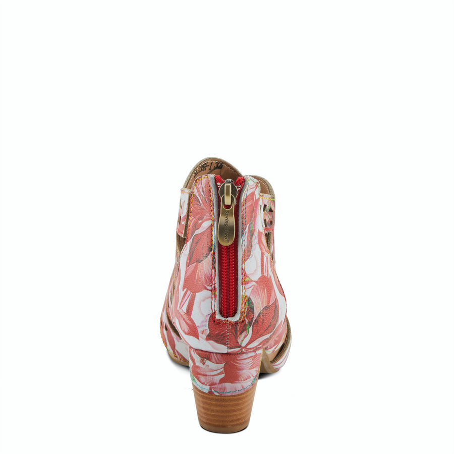 L'Artiste Icon Tooled Leather Ankle Sandal