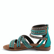 Azura Andromeda Gladiator Style Leather Sandal