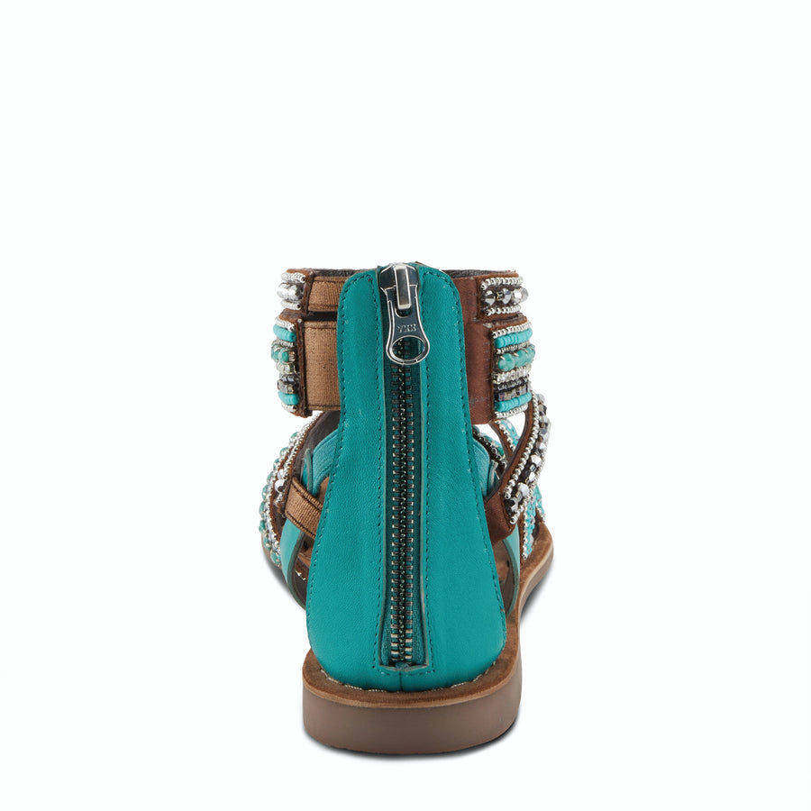 Azura Andromeda Gladiator Style Leather Sandal