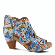 L'Artiste Icon Tooled Leather Ankle Sandal