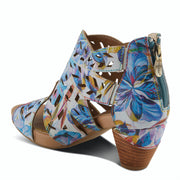 L'Artiste Icon Tooled Leather Ankle Sandal