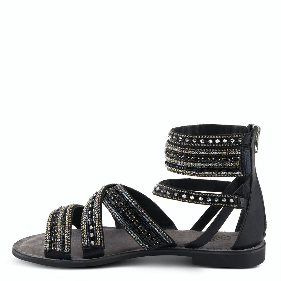 Azura Andromeda Gladiator Style Leather Sandal