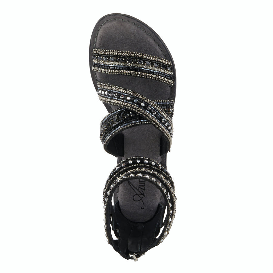 Azura Andromeda Gladiator Style Leather Sandal