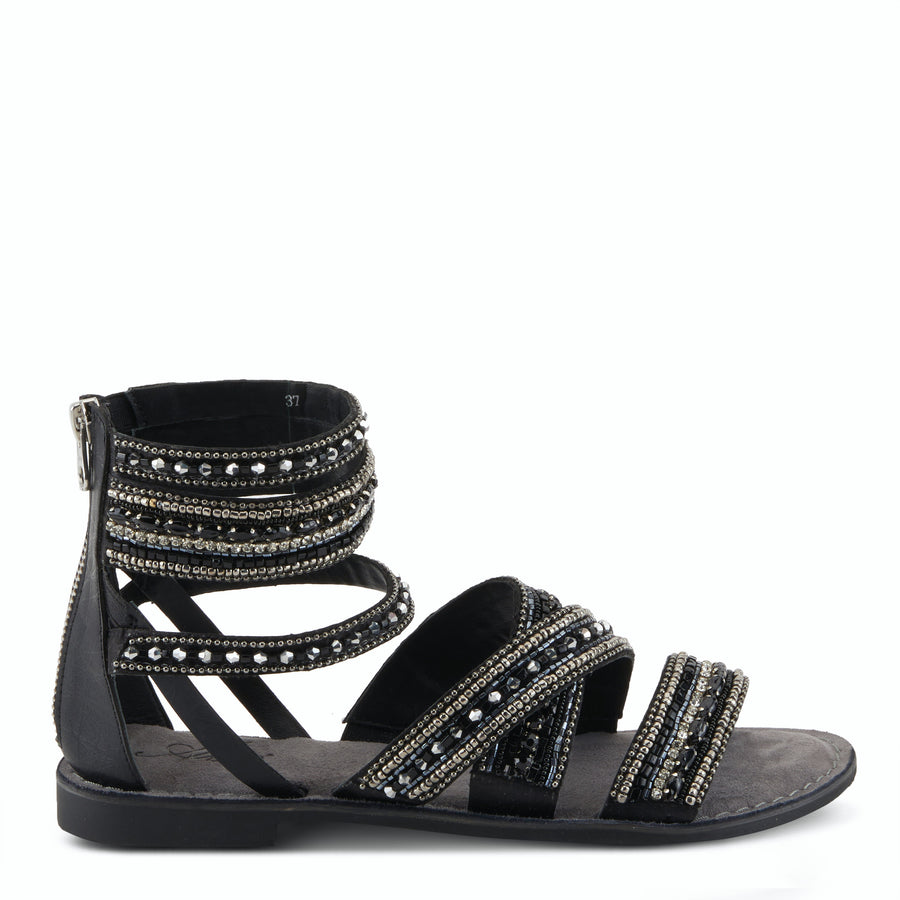 Azura Andromeda Gladiator Style Leather Sandal