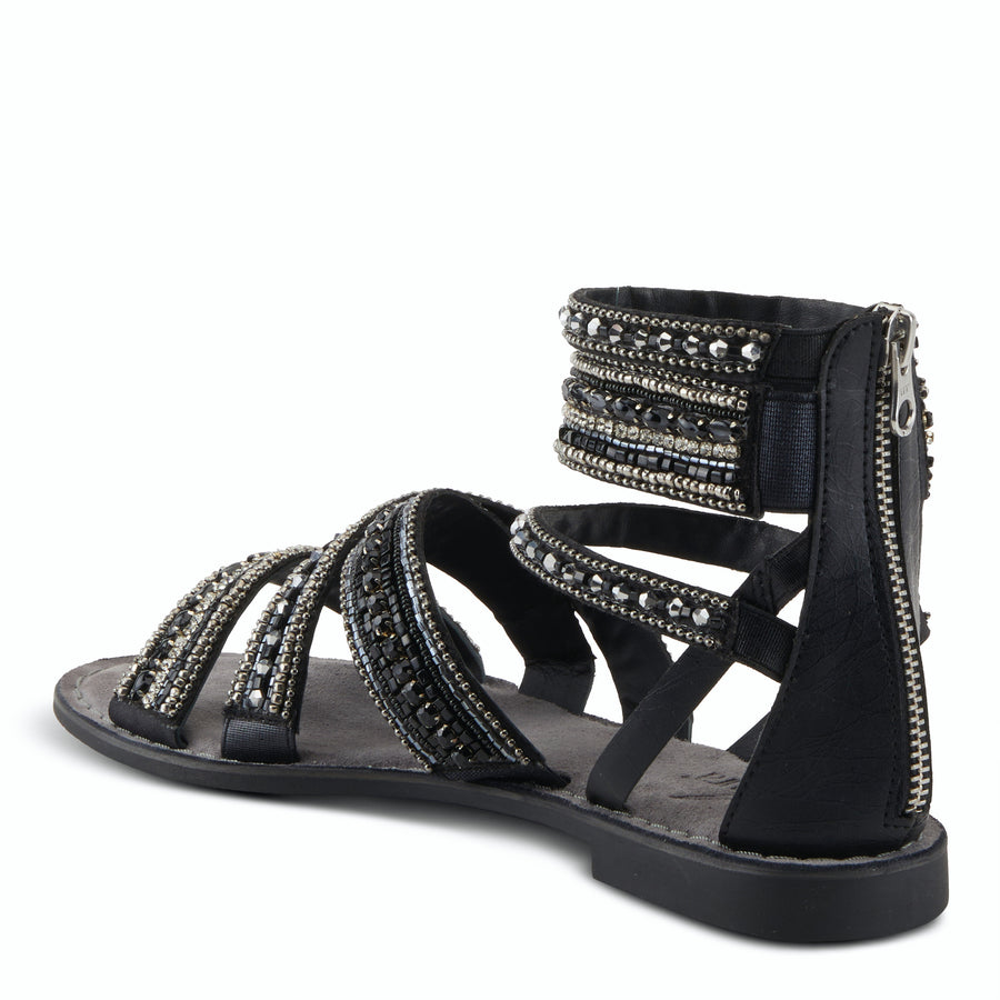 Azura Andromeda Gladiator Style Leather Sandal