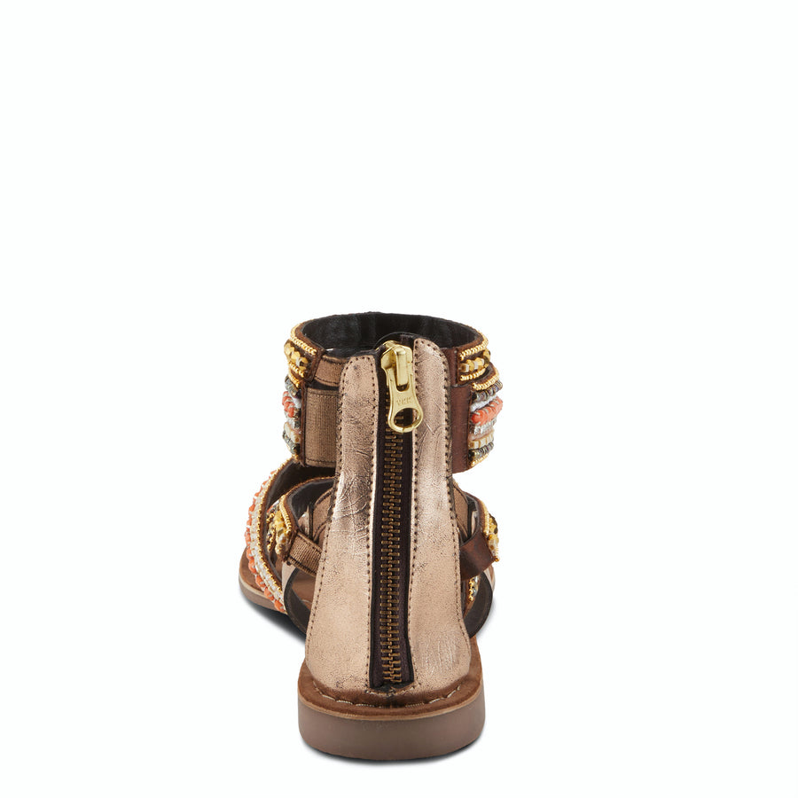 Azura Andromeda Gladiator Style Leather Sandal