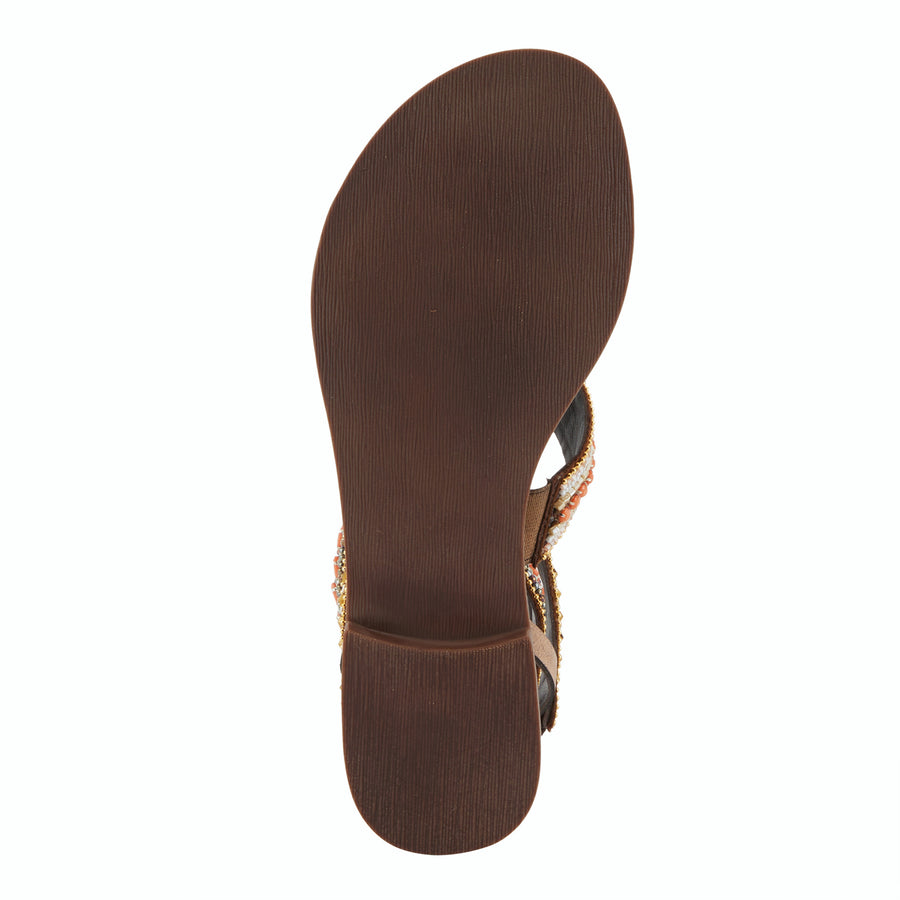 Azura Andromeda Gladiator Style Leather Sandal