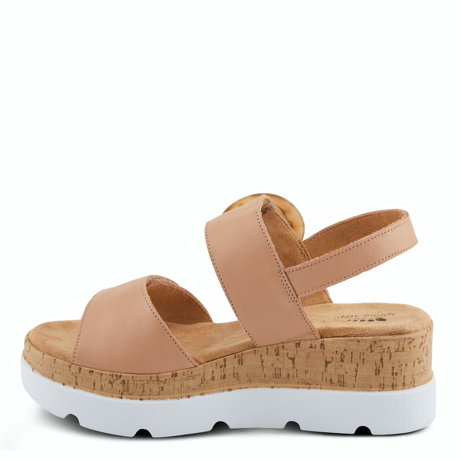 Spring Step ABARAH Leather Platform Sandal Shoe