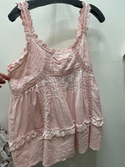 Sleeveless Ruffle Top by Paper Lace Robin Boutique