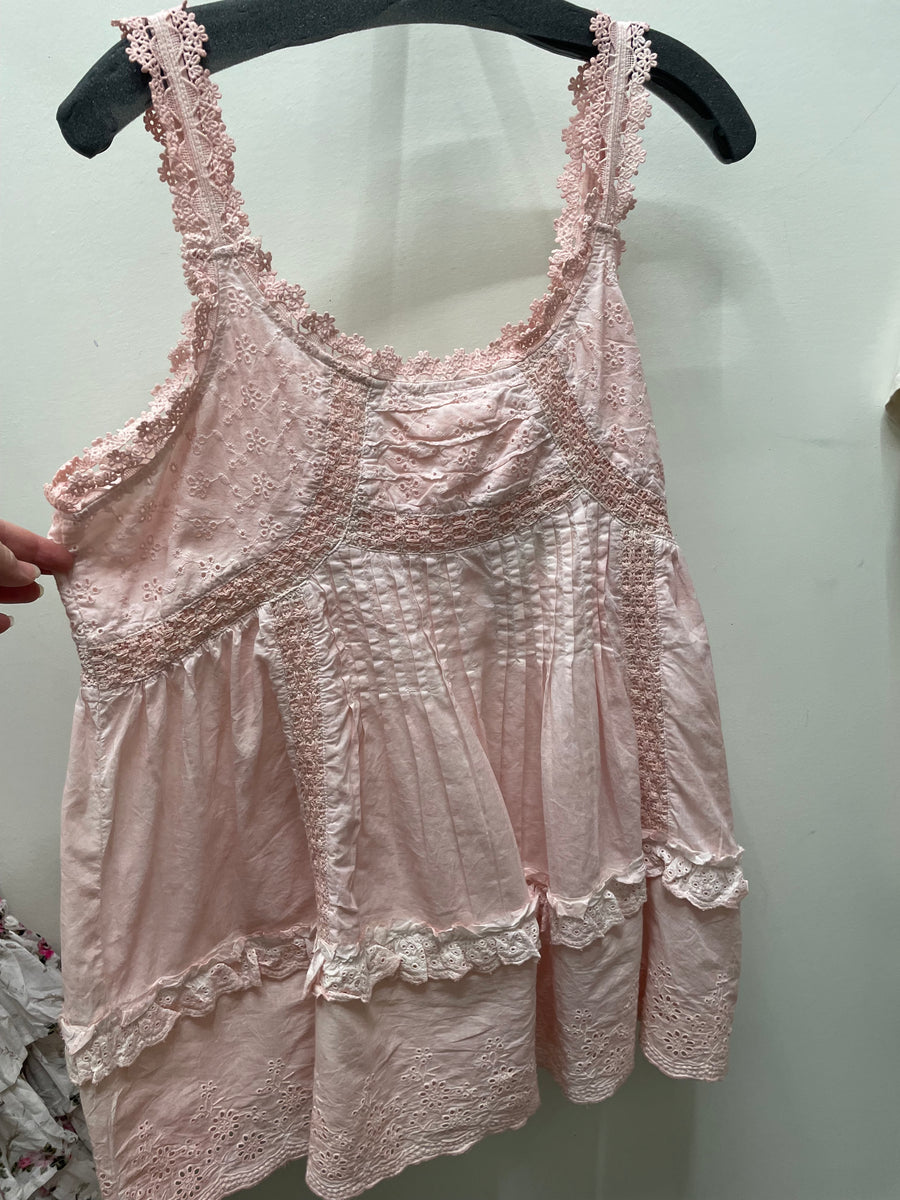 Sleeveless Ruffle Top by Paper Lace Robin Boutique