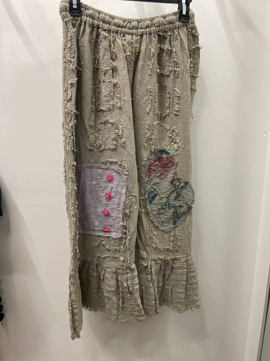 Moonmoss Ruffle Pant by Jaded Gypsy Robin Boutique