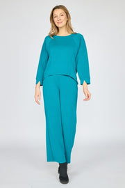Feather Lux Knit Solid Trek Pant by Olivia
