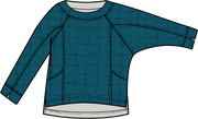 Feather Lux Knit Print Pullover by Olivia