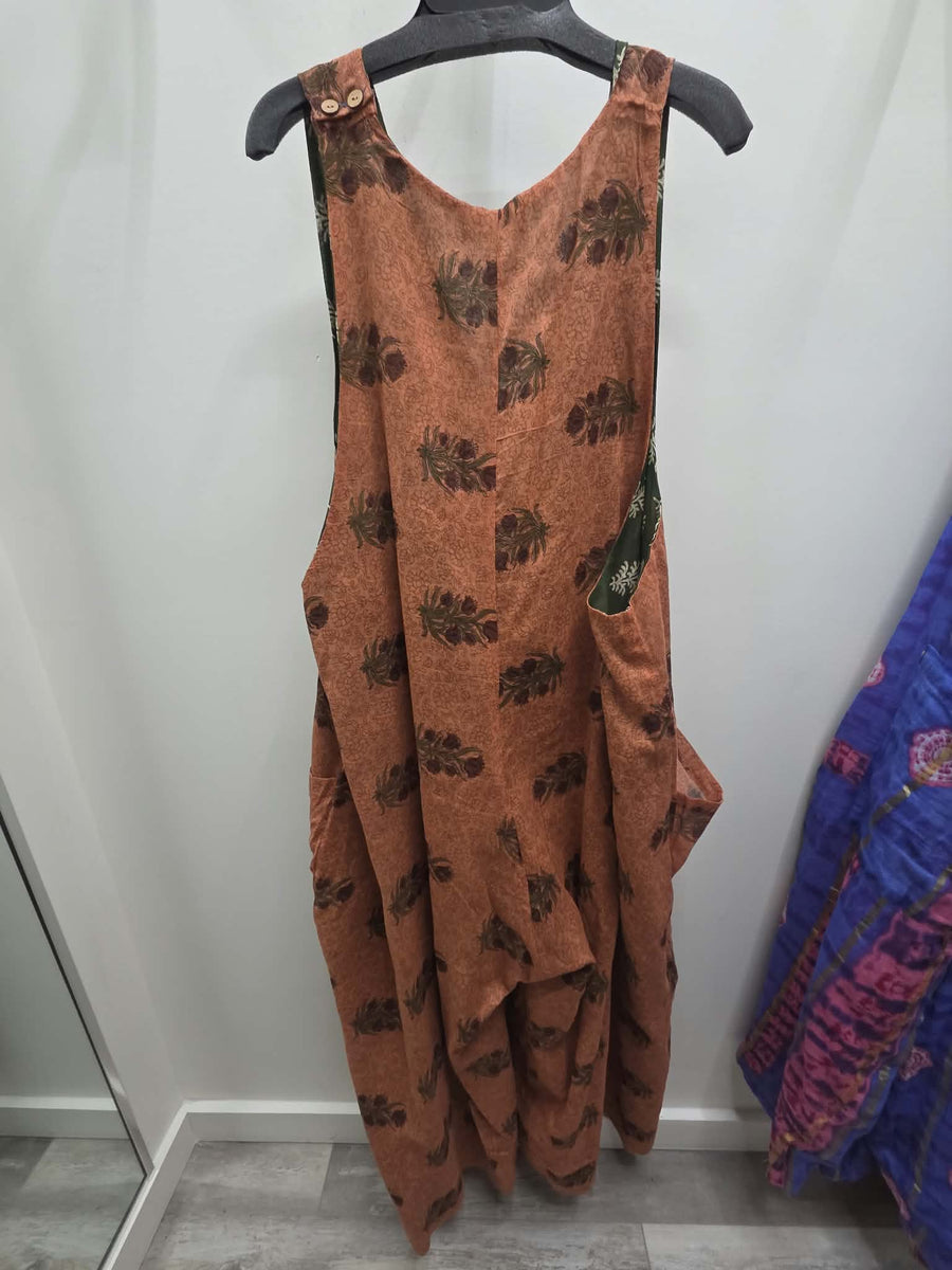 Duality Sari Harmony Wide Leg Jumpsuit #1042 by Kantha Bae