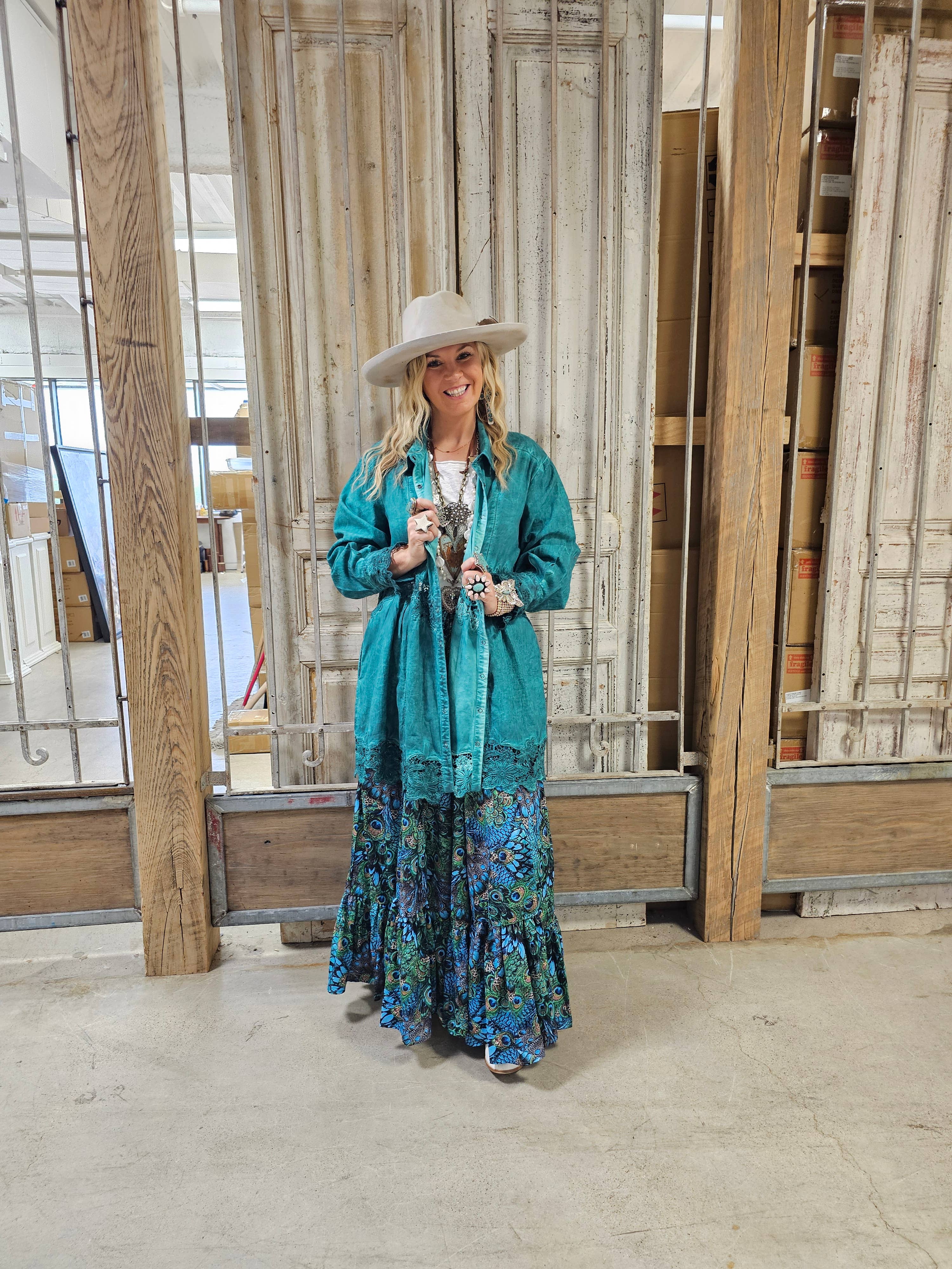 Peacock Feather Pants