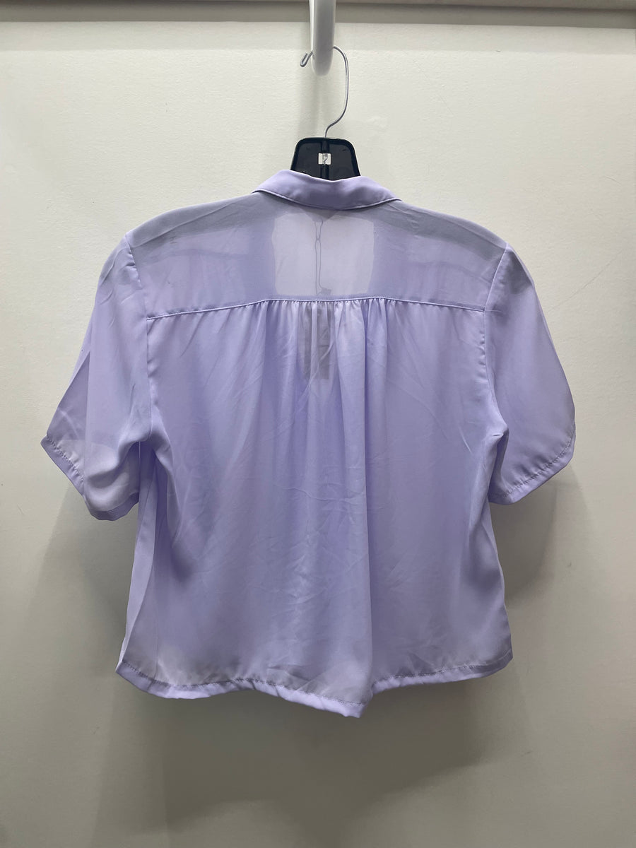 Reworked Flowy Crop Button Down #124